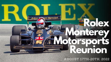 rolex monterey motorsports reunion tickets.